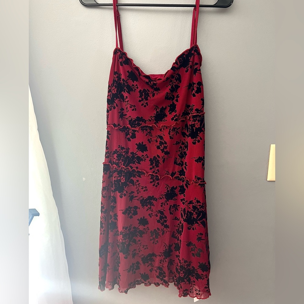 Red and black dress size 1XL